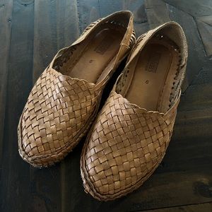 Mohinder Woven Shoe - Natural Leather - MENS